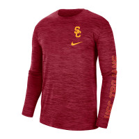 USC Trojans Men's Nike Cardinal SC Interlock Velocity Legend GFX Long Sleeve T-Shirt